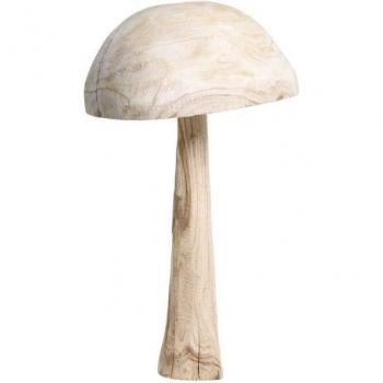 Holzfigur Pilz H 61/D37cm