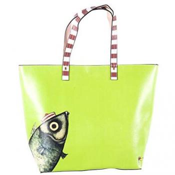 Bolso de Mano Grande en Simil Cuero para Damas