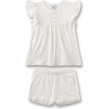 SANETTA Pyjama Mädchen Creme 116