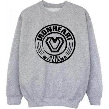 Marvel Mädchen Wakanda Forever Ironheart Riri Williams Sweatshirt grau 7-8 Jahre