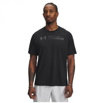 Men’s Reflective Under Armour Tech T-Shirt – Black, XL