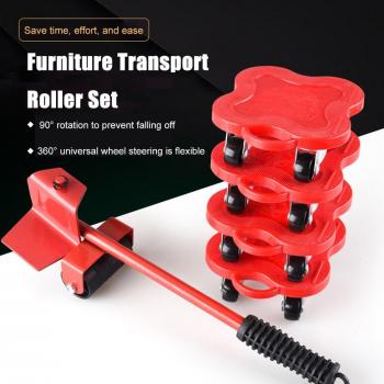 5pcs Furniture Lifting and Sliding Tool Set