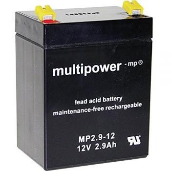 Multipower AGM Bleiakku 12V 2,9Ah MP2,9-12