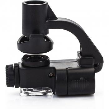 90X Smartphone Microscope with Clip and LED Light