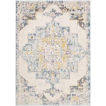 Livabliss Azure Sky Circular Rug