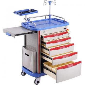 Eclipse 5-Tier Medical & Lab Cart