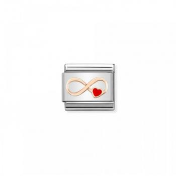 Nomination Composable Infinity Heart Charm