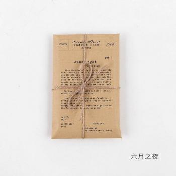 Étiquettes en Bois Caoutchouc Standard pour DIY Scrapbooking Anglais