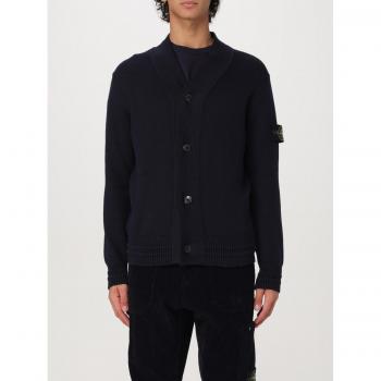 Stone Island Men's Cardigan in Navy