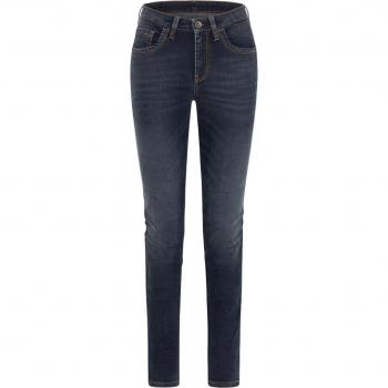Donna Moto Jeans Rokker Blu Slim Mid Waist 31‑32