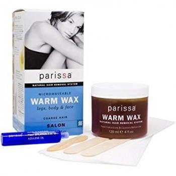 Parissa Warm Wax Hair Removal Waxing Kit Professional Strength