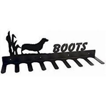 German Shepherd Boot Rack (Dachshund Edition)