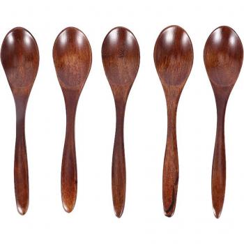 5-Piece Kitchen Bamboo Spoon Collection