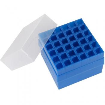 Clear Cover Centrifuge Tube Rack with 36 Sockets for Laboratory Use