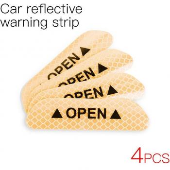 KUULAA 4Pcs Reflective Car Styling Stickers