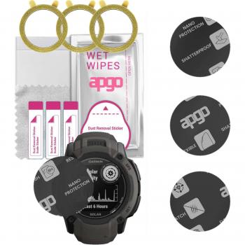 3x apgo MATTE Flexibel Beschermglas voor Garmin Instinct 2X Solar