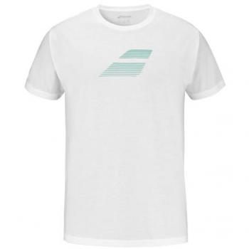Camiseta Deportiva Babolat Exercise Big Flag Color Blanco