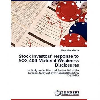 Stock Investors' response to SOX 404 Material Weakness Disclosures