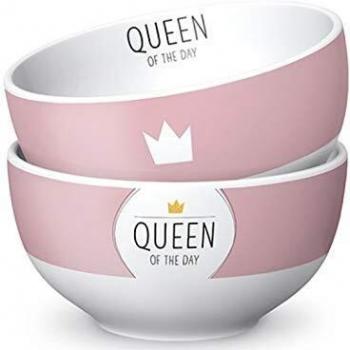 Porzellan‑Schüssel „Müsli‑Reine“ – Rosa, 13 × 7 cm