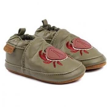 Chaussons en cuir souple Mikk-Line 3D pour bébés