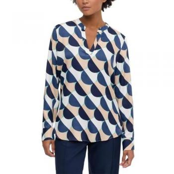 Eterna Longbluse »LOOSE FIT« in dunkelblau