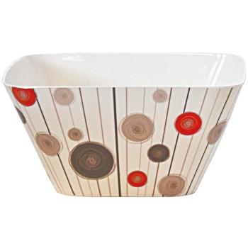 Melamine Square Salad Bowl (Circle Design)