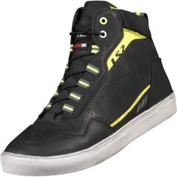 Zapatillas LS2 Zoe Motorperforadas Negro-Amarillo (EU 42)