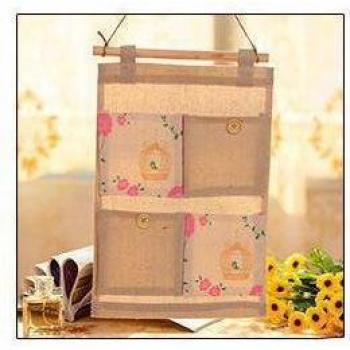 Eco-Friendly Burlap Stationery Holder