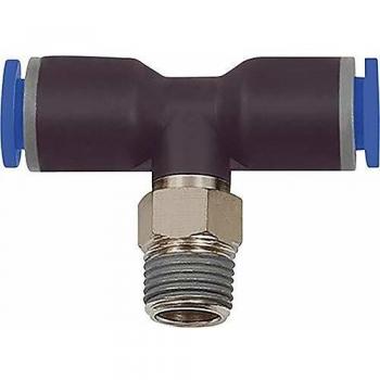 Raccord en T plastique pour tuyau 6 mm