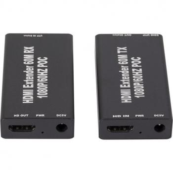 Extensor HDMI RJ45 4K Cat6/5e 120M Kit Audio para HDTV portátil