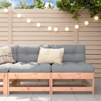 Vidaxl Solid Wood Douglas Garden Middle Sofas
