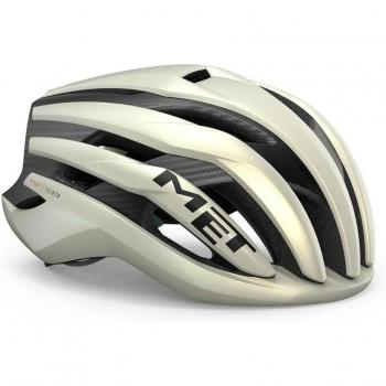 MET Trenta 3K Carbon MIPS® Fahrradhelm S/52-56cm white silver, metallic matt