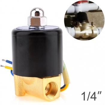 Électrovanne 12V N/C Laiton pour Gaz et Diesel