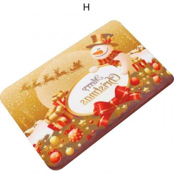 Durable Xmas Santa Carpet for Home Decor