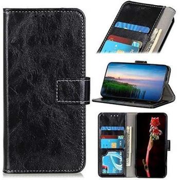 MTP-Products Black Magnetic Wallet Cover for Honor X10 5G