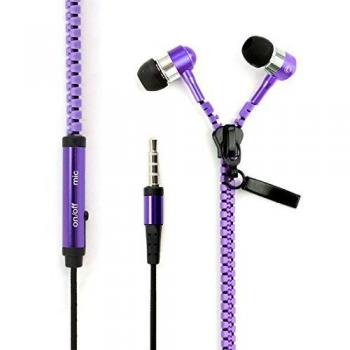 Baba 4U Portable In‑Ear Headsets with Secure Zipper Closure