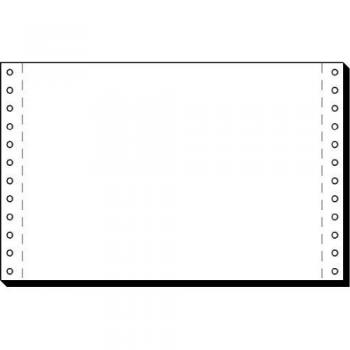 Sigel Papier Listing sans Fin 240 X 6 A5 Verticale Simple 70 G/M2 en Blanc Pl Contenu: 4000 Feuilles