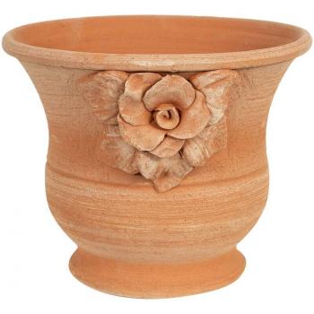 Biscottini Ceramics: Terracotta Caspò Vase – Purely Handmade, Italian Origin