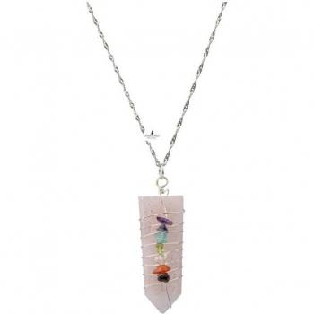 Collier Argento: Chakra, Agat Carminio e Granata