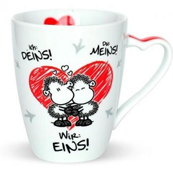 Sheepworld Tasse mit Spruch Wir Eins