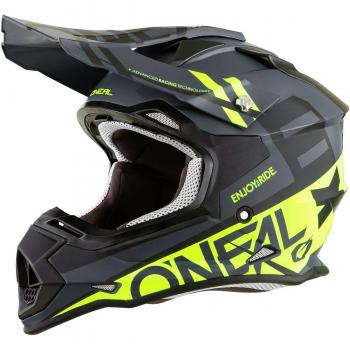 Casco Mx Oneal 2Series Rl Spyde 2018 Negro-Hi Viz