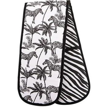 Bold Stripes Madagascar Zebra Double Oven Glove