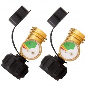 2 pcs Compteur de pression et jauge de niveau pour réservoir de propane Type 1
