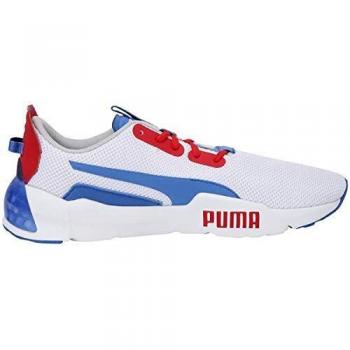 PUMA Cell Phase Zapatillas de Running para Hombre 44 Gris Azul Rojo