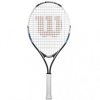 Wilson Kids’ Tennis Schläger US Open 25 (9–12 Jahre) – Graublauwe Weiß – WRT21030U