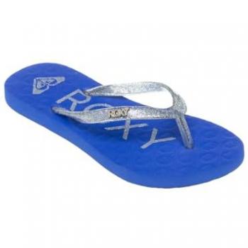 Girls’ Roxy Navy Glitter Viva Sandals