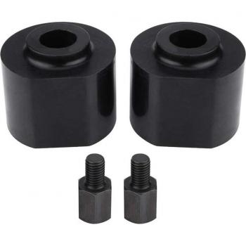 Extensor de Perros y Almohadillas 3” Negro – Kit Elevación Frontal Resistente