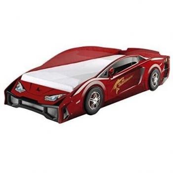 VIPACK SCLAMBOR Lambo Schlafbett – 90x200 cm, Rot