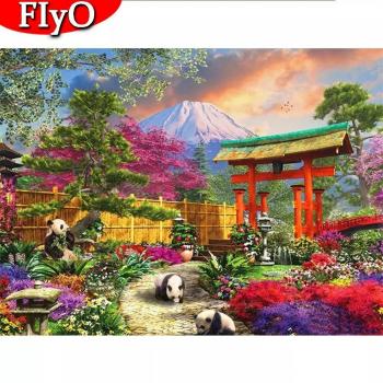 Mosaïque Diamant 5D Panda – Peinture Art Murale