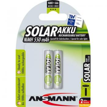 Solar NiMH Akku Micro AAA 550 mAh maxE